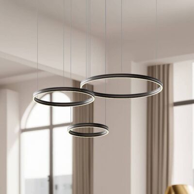Pendellampa Gravity Milagro Lighting, Svart, Vardagsrum / matsal, Metall, Modern Pendellampa Gravity Milagro Lighting, Svart, Vardagsrum / matsal, Metall, Modern