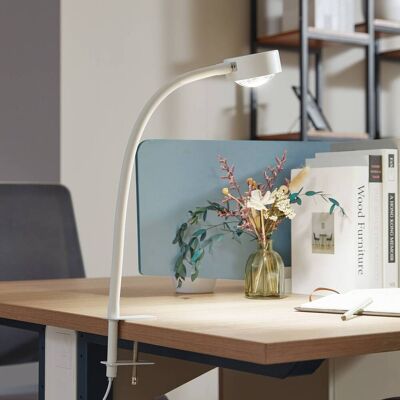 Klämlampa Jyla Lindby, Vitt / opal, Vardagsrum / matsal, Metall, Modern, Klämlampa Klämlampa Jyla Lindby, Vitt / opal, Vardagsrum / matsal, Metall, Modern, Klämlampa