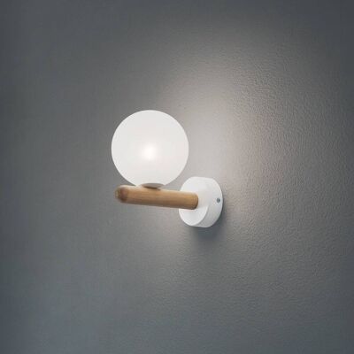Vägglampa Estera TK Lighting, dimbar, Vitt / opal, Vardagsrum / matsal, Glas, Modern, Vägglampa, vägglampa inomhus Vägglampa Estera TK Lighting, dimbar, Vitt / opal, Vardagsrum / matsal, Glas, Modern, Vägglampa, vägglampa inomhus