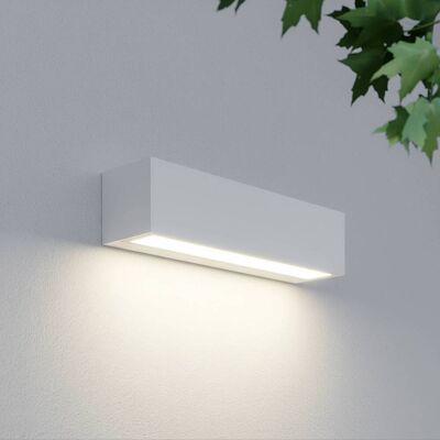 LED utomhus vägglampa Lengo Lucande, Vitt / opal, Aluminium / grå / zink, Modern, LED-vägglampa utomhus LED utomhus vägglampa Lengo Lucande, Vitt / opal, Aluminium / grå / zink, Modern, LED-vägglampa utomhus