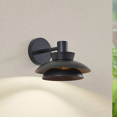 Lucande Modell Thais Svart Vägglampa för Utomhus Lucande Modell Thais Svart Vägglampa för Utomhus