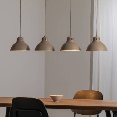Hänglampa Sven Luminex, dimbar, Creme / bärnsten, Vardagsrum / matsal, Metall, Industriell design, Pendellampa Hänglampa Sven Luminex, dimbar, Creme / bärnsten, Vardagsrum / matsal, Metall, Industriell design, Pendellampa
