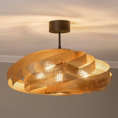 Taklampa Vento Euluna, dimbar, Mässing / guld, Vardagsrum / matsal, Metall, Modern, Taklampa Taklampa Vento Euluna, dimbar, Mässing / guld, Vardagsrum / matsal, Metall, Modern, Taklampa