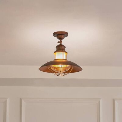 Taklampa Louisanne Lindby, dimbar, Brun / rost, Kök, Metall, Medelhavsinspirerad, Taklampa Taklampa Louisanne Lindby, dimbar, Brun / rost, Kök, Metall, Medelhavsinspirerad, Taklampa