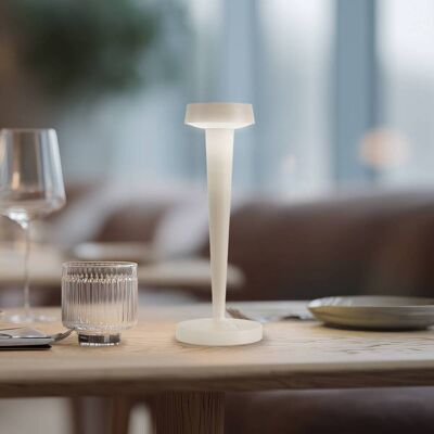 Lucande LED-batteridriven ljusstake Lea, vas, beige, 28 cm Lea Lucande, dimbar, Creme / bärnsten, Vardagsrum / matsal, Metall, Modern Lucande LED-batteridriven ljusstake Lea, vas, beige, 28 cm Lea Lucande, dimbar, Creme / bärnsten, Vardagsrum / matsal, Metall, Modern