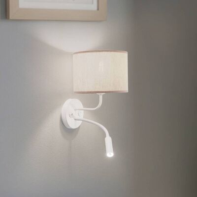 Vägglampa Roller Duolla, Vitt / opal, Vardagsrum / matsal, Metall, Vägglampa, vägglampa inomhus Vägglampa Roller Duolla, Vitt / opal, Vardagsrum / matsal, Metall, Vägglampa, vägglampa inomhus