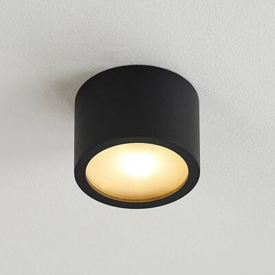 Arcchio downlight Nieva, G9, svart, rund, Ø 10cm, metall Nieva Arcchio, dimbar, Svart, Hall, Aluminium / grå / zink, Modern, Downlights Arcchio downlight Nieva, G9, svart, rund, Ø 10cm, metall Nieva Arcchio, dimbar, Svart, Hall, Aluminium / grå / zink, Modern, Downlights