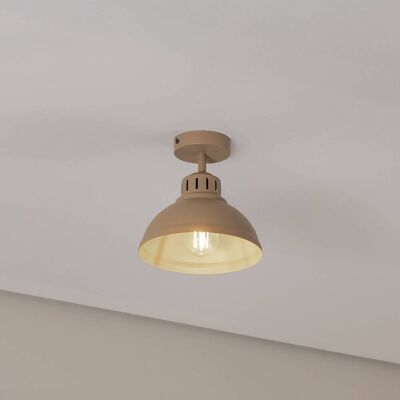 Taklampa Sven Luminex, dimbar, Creme / bärnsten, Vardagsrum / matsal, Metall, Industriell design, Taklampa Taklampa Sven Luminex, dimbar, Creme / bärnsten, Vardagsrum / matsal, Metall, Industriell design, Taklampa