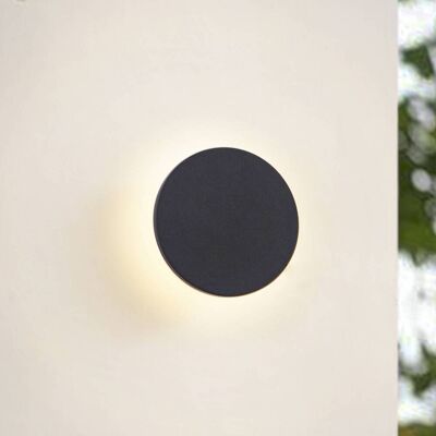 LED utomhus vägglampa Gravo Arcchio, dimbar, Svart, Aluminium / grå / zink, Modern, LED-vägglampa utomhus LED utomhus vägglampa Gravo Arcchio, dimbar, Svart, Aluminium / grå / zink, Modern, LED-vägglampa utomhus
