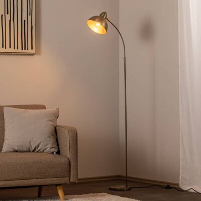 Golvlampa Varzan Opviq, Mässing / guld, Vardagsrum / matsal, Metall, Golvlampa Golvlampa Varzan Opviq, Mässing / guld, Vardagsrum / matsal, Metall, Golvlampa