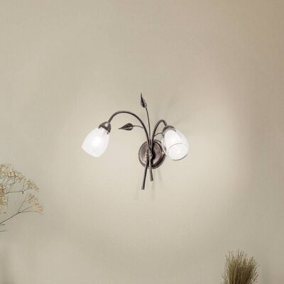 Vägglampa Liliana ONLI, dimbar, Brun / mässing, Vardagsrum / matsal, Metall, Florentinsk, Vägglampa, vägglampa inomhus Vägglampa Liliana ONLI, dimbar, Brun / mässing, Vardagsrum / matsal, Metall, Florentinsk, Vägglampa, vägglampa inomhus
