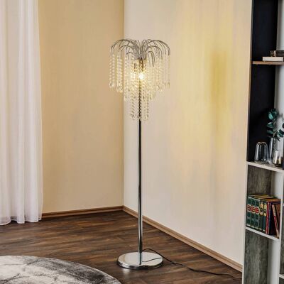 Euluna Golvlampa Pioggia - Kristallregn, krom Euluna Golvlampa Pioggia - Kristallregn, krom