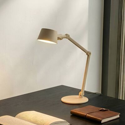 Skrivbordslampa Silka Lucande, Creme / bärnsten, Vardagsrum / matsal, Metall, Modern, Bordslampa Skrivbordslampa Silka Lucande, Creme / bärnsten, Vardagsrum / matsal, Metall, Modern, Bordslampa