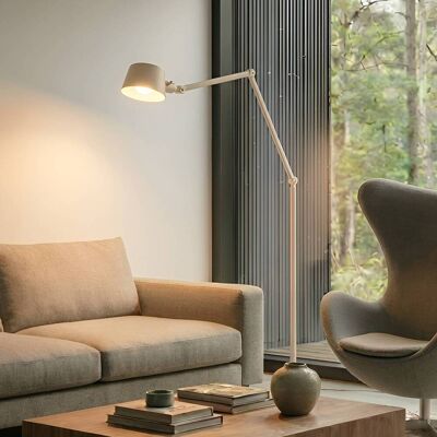 Golvlampa Silka Lucande, Creme / bärnsten, Arbetsrum / kontor, Metall, Modern, Golvlampa Golvlampa Silka Lucande, Creme / bärnsten, Arbetsrum / kontor, Metall, Modern, Golvlampa