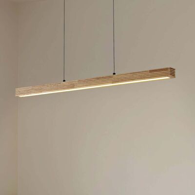 Hänglampa Emara Lucande, dimbar, Ljust trä, Vardagsrum / matsal, Trä, Design, Pendellampa Hänglampa Emara Lucande, dimbar, Ljust trä, Vardagsrum / matsal, Trä, Design, Pendellampa