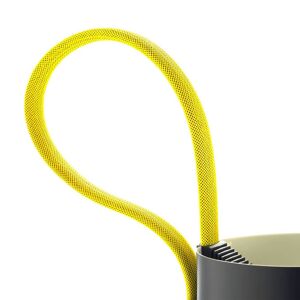 HAY Rope Trick LED-golvlampa svart/gul
