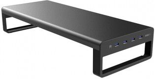 Vaydeer monitorställ 4 x USB 3.0 / trådlös laddare - USB Vaydeer monitorställ 4 x USB 3.0 / trådlös laddare - USB