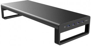 Vaydeer monitorställ 4 x USB 3.0 / trådlös laddare - USB