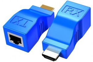 RJ45-ethernet - HDMI -adapter