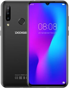 Doogee N20 smartphone trippelkamera & Android 9 - Svart