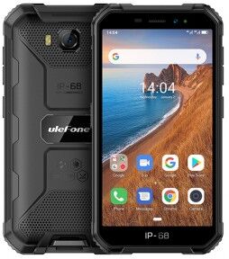 Ulefone Armor X6 tålig telefon med PTT-knapp - Svart