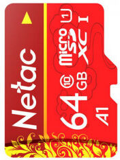 Netac Minneskort 64GB Netac Micro SDXC Class 10 Netac Minneskort 64GB Netac Micro SDXC Class 10