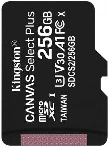 Kingston 256 GB Micro SDXC-minneskort UHS-3