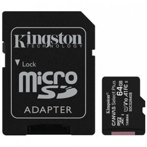 Kingston 64gb Canvas Select Plus Microsd-Kort