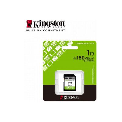 Kingston 1 Tt Sdxc Canvas Select Plus Gen3 Uhs-I U3 V30 Minneskort Kingston 1 Tt Sdxc Canvas Select Plus Gen3 Uhs-I U3 V30 Minneskort