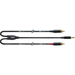 Cordial Long - Signalkabel, 3,5 Mm - 2 X Rca, 6 M