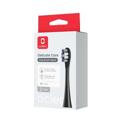 Oclean Delicate Care Kids Borsthuvuden, 2 St, Svart Oclean Delicate Care Kids Borsthuvuden, 2 St, Svart