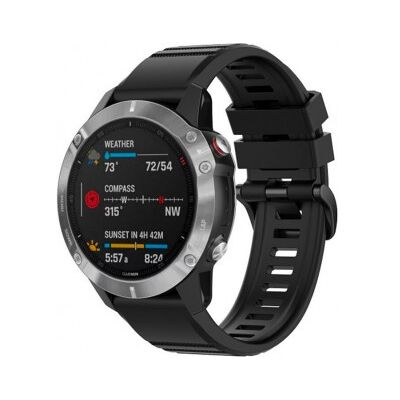 Fast silikonrem för Garmin 22mm - Sportklocka & tillbehör Fast silikonrem för Garmin 22mm - Sportklocka & tillbehör