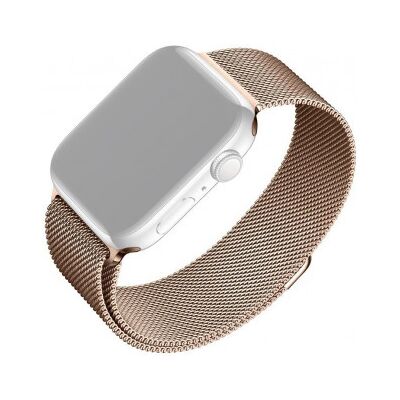 Apple Watch Roséguld Mesh Band - Smartklocka Tillbehör Apple Watch Roséguld Mesh Band - Smartklocka Tillbehör