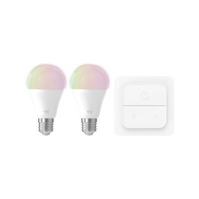 Eglo Connect.Z Smart Lampa, E27, A60, Rgb+cct, 11 W, 1300 Lm, Opal, 2 Eglo Connect.Z Smart Lampa, E27, A60, Rgb+cct, 11 W, 1300 Lm, Opal, 2