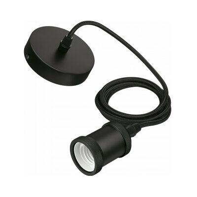 Philips Modern Cord -Lampans Upphängningskabel, Svart, E27 Philips Modern Cord -Lampans Upphängningskabel, Svart, E27