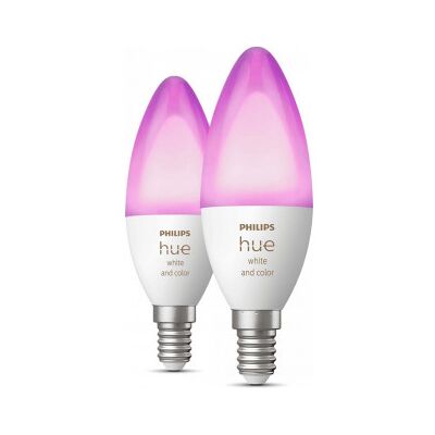 Philips White And Color Ambiance -Led-Smartlampa, Bt, E14, 470 Lm, Philips White And Color Ambiance -Led-Smartlampa, Bt, E14, 470 Lm,