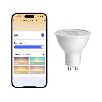 Aqara Led-Lampa T2 Smartlampa, Vita Nyanser, Gu10 Aqara Led-Lampa T2 Smartlampa, Vita Nyanser, Gu10