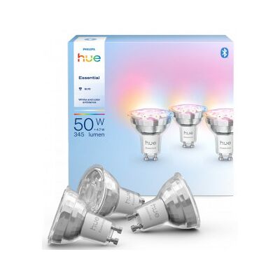 Philips Essential Smart Spotlampa, White And Color Ambiance, Gu10, Philips Essential Smart Spotlampa, White And Color Ambiance, Gu10,