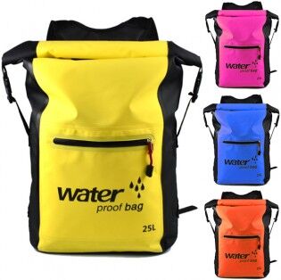 Vattentät ryggsäck 25L - Gul