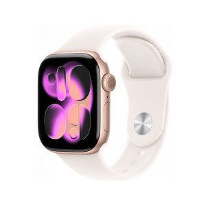 Apple Watch Series 11 (Gps) 42 Mm Roséguld Aluminiumhölje Och Sportarm Apple Watch Series 11 (Gps) 42 Mm Roséguld Aluminiumhölje Och Sportarm