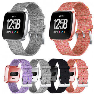 Fitbit Versa tygarmband - Rosa