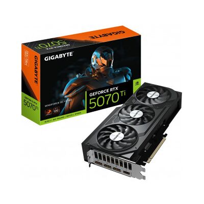 Gigabyte Geforce Rtx 5070 Ti Windforce Oc V2 16 Gb Gddr7 Grafikkort Gigabyte Geforce Rtx 5070 Ti Windforce Oc V2 16 Gb Gddr7 Grafikkort