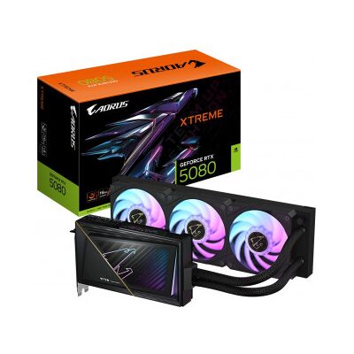 Gigabyte Aorus Geforce Rtx 5080 Xtreme Waterforce 16 Gb Grafikkort Gigabyte Aorus Geforce Rtx 5080 Xtreme Waterforce 16 Gb Grafikkort