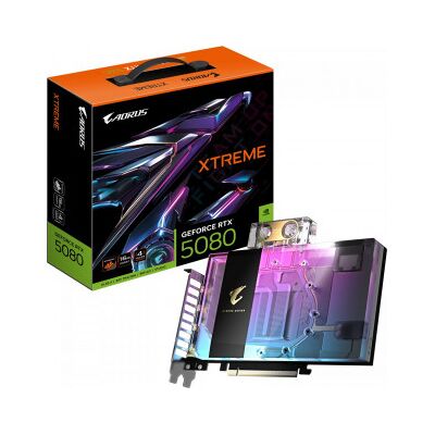 Gigabyte Aorus Geforce Rtx 5080 Xtreme Waterforce Wb 16 Gb Grafikkort Gigabyte Aorus Geforce Rtx 5080 Xtreme Waterforce Wb 16 Gb Grafikkort