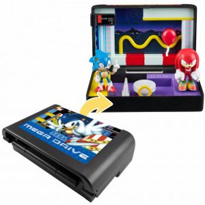 Wilder Toys Konsolhjältar Mega Drive Sonic 3 Diorama Wilder Toys Konsolhjältar Mega Drive Sonic 3 Diorama