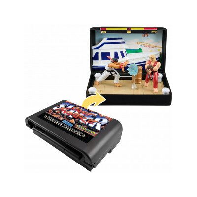 Wilder Toys Konsolhjältar Mega Drive Street Fighter Diorama Wilder Toys Konsolhjältar Mega Drive Street Fighter Diorama