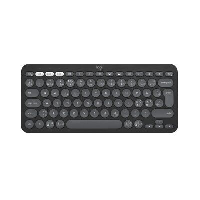 Logitech Pebble Keys 2 K380s Tangentbord, Grå Logitech Pebble Keys 2 K380s Tangentbord, Grå