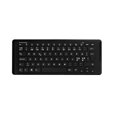 Trådlös Mousetrapper Type Mini-tangentbord - Kompakt - Bluetooth - Svart Trådlös Mousetrapper Type Mini-tangentbord - Kompakt - Bluetooth - Svart