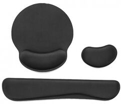 Ergonomisk set gelkuddar för mus/tangentbord Ergonomisk set gelkuddar för mus/tangentbord