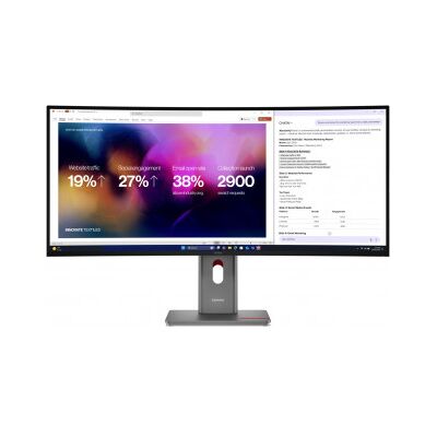 Lenovo Thinkvision P40wd-40 39,7" Wuhd-Skärm Lenovo Thinkvision P40wd-40 39,7" Wuhd-Skärm